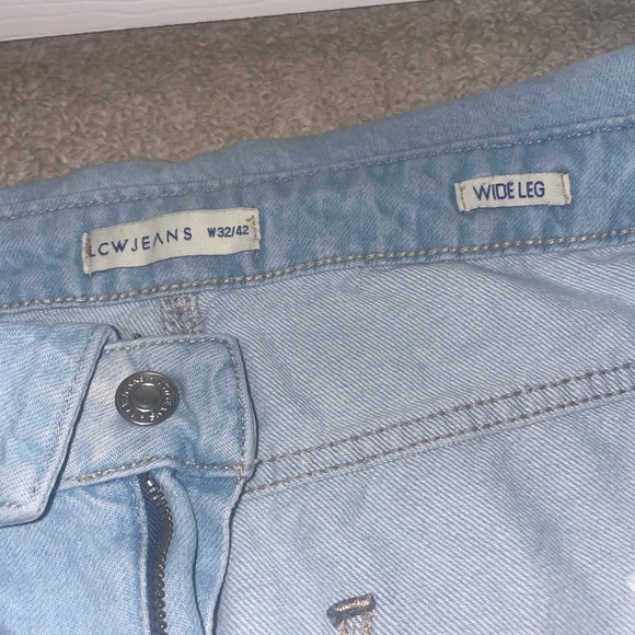 Wide Leg blue denim jeans - Picture 3 of 4